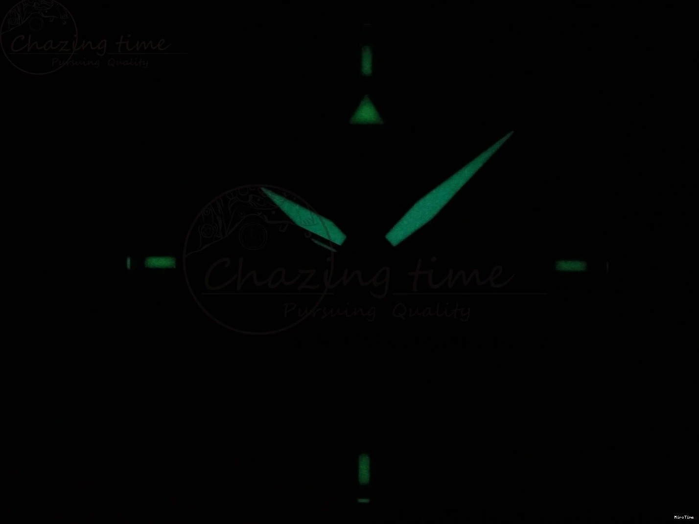 MIROTIME 0419 Pilot Mark XX BLSF 1:1 Best Edition Black Blue Dial on Blue Rubber Strap MIYOTA Sleek 6989